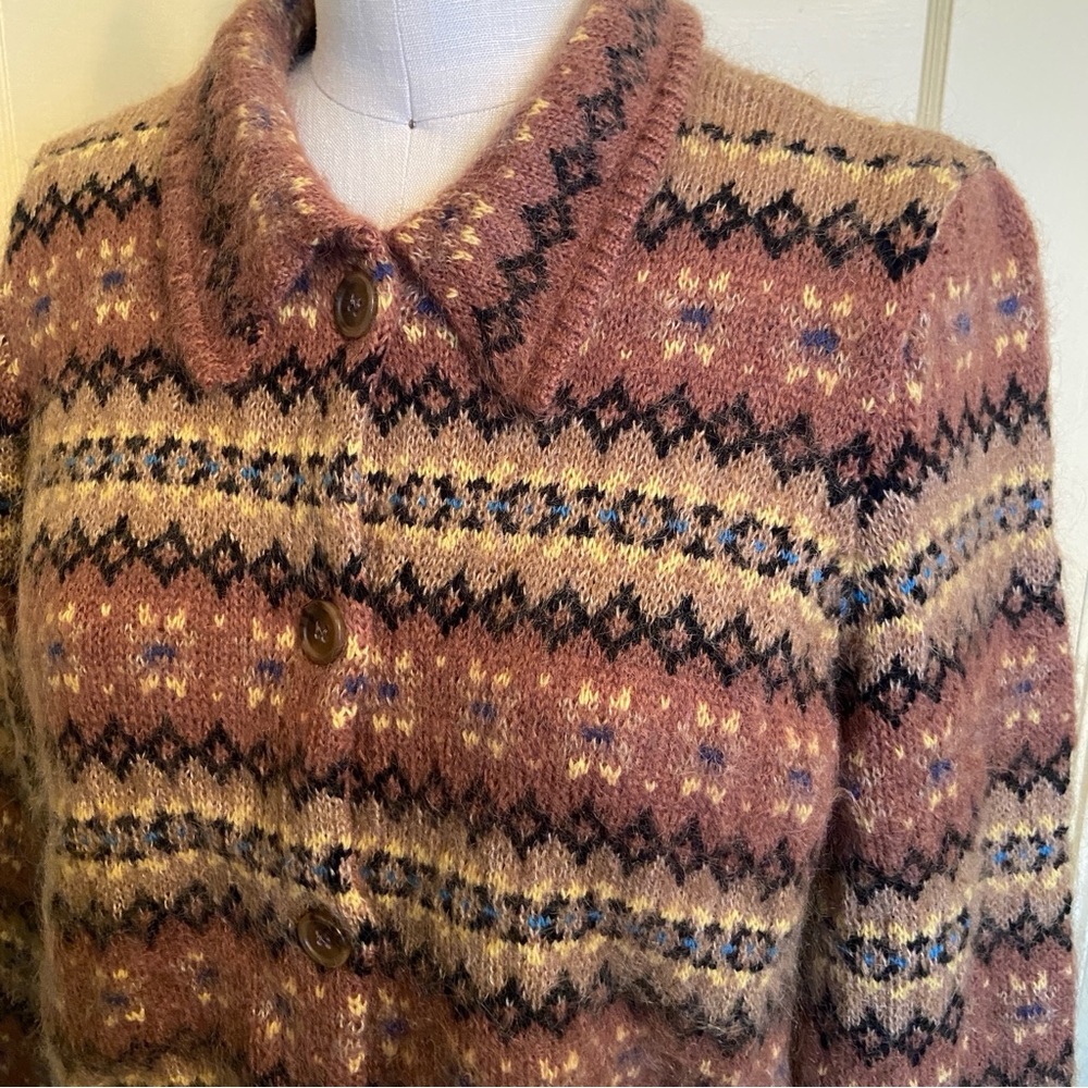 $398 Dôen Natia Fairisle Cardigan - Picture 7 of 11